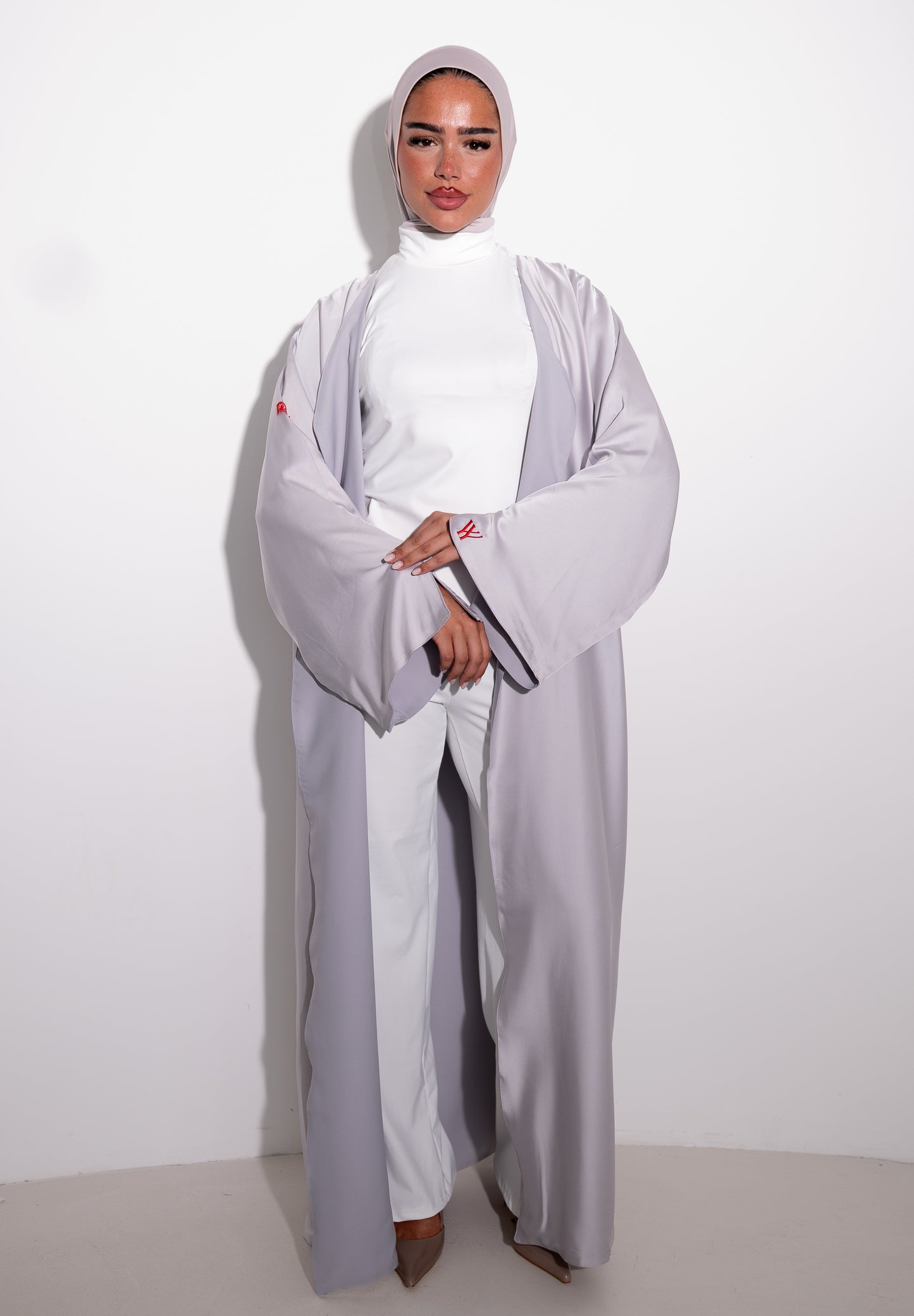 TWO-SIDED SILK ABAYA