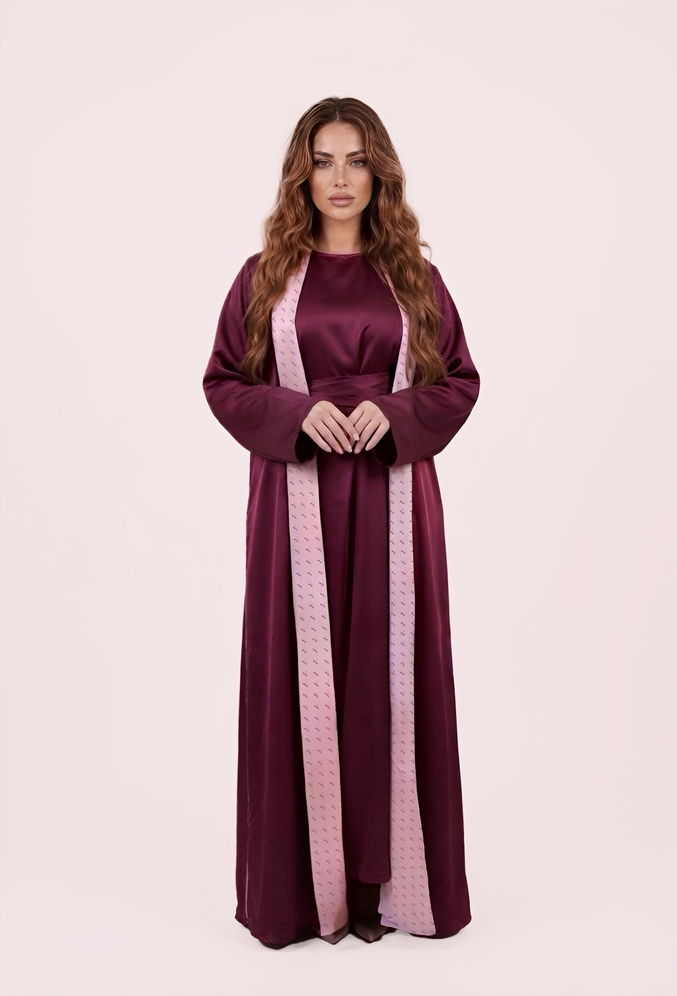 emi ayabe Signature Monogram Abaya – AYYAMI